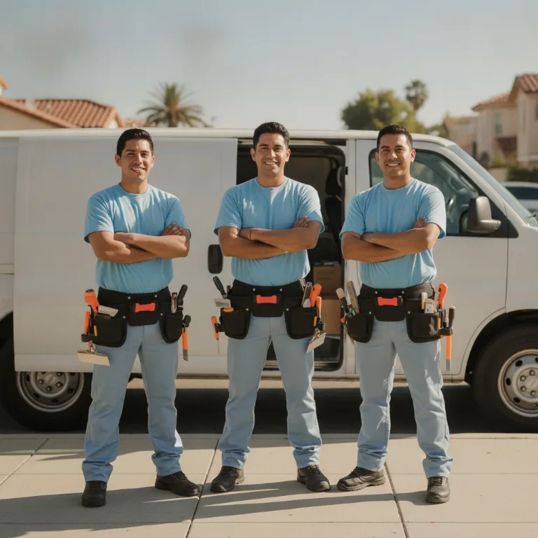 Ladrilhador equipe em Araucaria